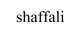 SHAFFALI trademark