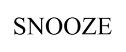 SNOOZE trademark