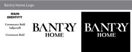 BANTRY HOME LOGO MAIN IDENTITY CORMORANET BOLD (ADJUSTED) CORMORANT BOLD BANTRY HOME BANTRY HOME trademark