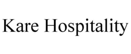 KARE HOSPITALITY trademark