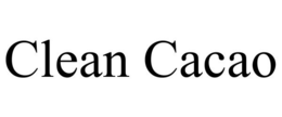 CLEAN CACAO trademark