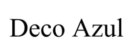 DECO AZUL trademark
