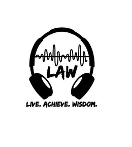 LAW LIVE. ACHIEVE. WISDOM. trademark