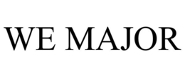 WE MAJOR trademark