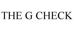THE G CHECK trademark