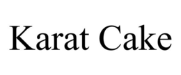 KARAT CAKE trademark
