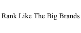 RANK LIKE THE BIG BRANDS trademark