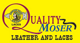 GUARANTEED QUALITY ARROW HEAD BRAND TRADE MARK LACES QUALITY MOSER LEATHER AND LACES trademark