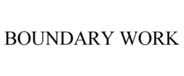 BOUNDARY WORK trademark