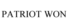 PATRIOT WON trademark