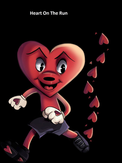 HEART ON THE RUN trademark