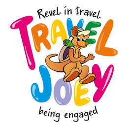 REVEL IN TRAVEL TRAVEL JOEY BEING ENGAGED trademark