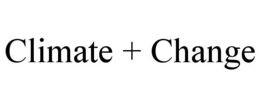 CLIMATE + CHANGE trademark
