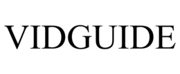 VIDGUIDE trademark