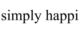 SIMPLY HAPPI trademark