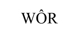 WÔR trademark
