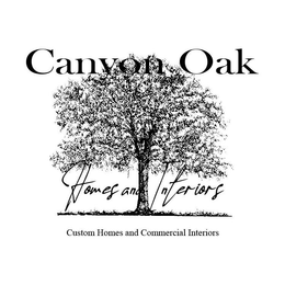 CANYON OAK HOMES AND INTERIORS CUSTOM HOMES AND COMMERCIAL INTERIORS trademark