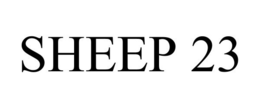 SHEEP 23 trademark