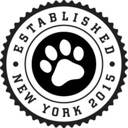 ESTABLISHED NEW YORK 2015 trademark