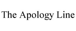 THE APOLOGY LINE trademark
