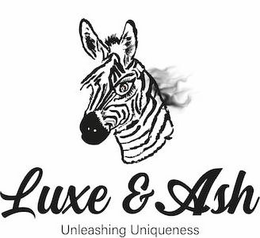 LUXE & ASH UNLEASHING UNIQUENESS trademark