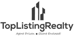 TOPLISTING REALTY AGENT DRIVEN · CLIENT ENDORSED trademark