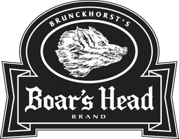BRUNCKHORST'S BOAR'S HEAD BRAND trademark