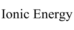 IONIC ENERGY trademark