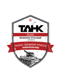 TAHK TANK AUTHENTIC PREMIUM RUSSIAN VODKA trademark