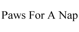 PAWS FOR A NAP trademark