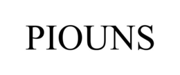 PIOUNS trademark