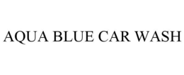 AQUA BLUE CAR WASH trademark