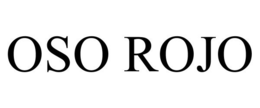 OSO ROJO trademark