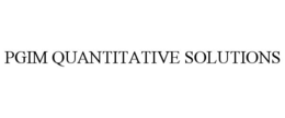 PGIM QUANTITATIVE SOLUTIONS trademark