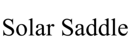 SOLAR SADDLE trademark