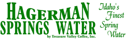 HAGERMAN SPRINGS WATER BY TREASURE VALLEY COFFEE, INC. IDAHO'S FINEST SPRING WATER trademark
