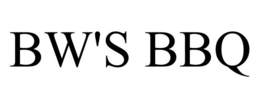 BW'S BBQ trademark
