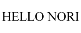 HELLO NORI trademark