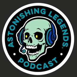 · ASTONISHING LEGENDS. · PODCAST AL trademark