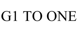 G1 TO ONE trademark