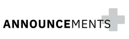 ANNOUNCEMENTS trademark