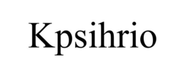 KPSIHRIO trademark
