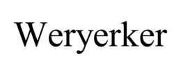 WERYERKER trademark