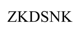 ZKDSNK trademark