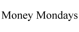 MONEY MONDAYS trademark