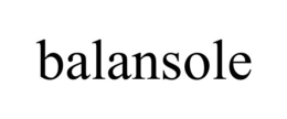 BALANSOLE trademark