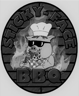 STICKY-FACE BBQ trademark