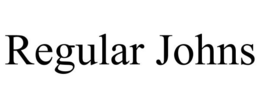 REGULAR JOHNS trademark