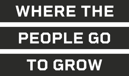 WHERE THE PEOPLE GO TO GROW trademark