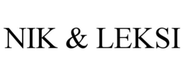 NIK & LEKSI trademark